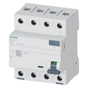 SIEMENS FI Schutzschalter 4polig Typ A 40A 30mA für sicheren Schutz