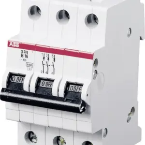 ABB S200 MCB 3-polig 10A 400V Typ B Leitungsschutzschalter 6 kA