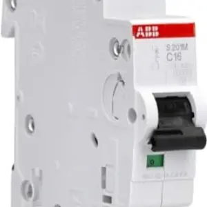 ABB S200M MCB Leitungsschutzschalter Typ C, 1-polig 16A 253V, Abschaltvermögen 10 kA System Pro M Compact