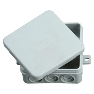 Kopp Abzweigkasten Aufputz IP54 85x85x40 mm für Feuchträume, Weiß