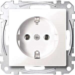 Schneider Electric Merten MEG2301-0319 Schutzkontakt-Steckdose Polarweiß