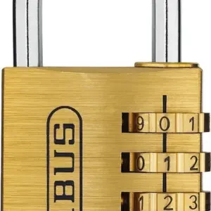 ABUS Zahlenschloss 165/40 – Vorhängeschloss aus Messing – mit individuell einstellbarem Zahlencode – Kofferschloss / Spindschloss -…
