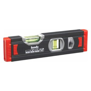 kwb Mini Aluminium-Wasserwaage 20 cm mit gesicherter Libelle, präzise