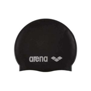 arena Classic Unisex Silikon-Badekappe, Schwimmkappe für Frauen und Männer, Badekappe mit Verstärktem Rand, Weiche und Strapazierfähige Schwimmkappe
