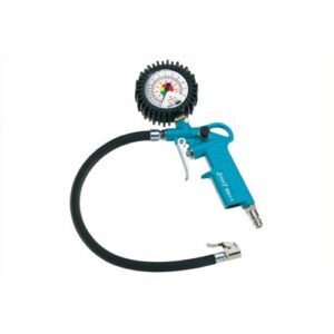 HAZET Reifenfüll-Messgerät 9041-1 I Manometer-Messbereich: 0-12 bar, Schlauchlänge: 400 mm, Manometer-Durchmesser: 63 mm I Reifendruck-Prüfer für…