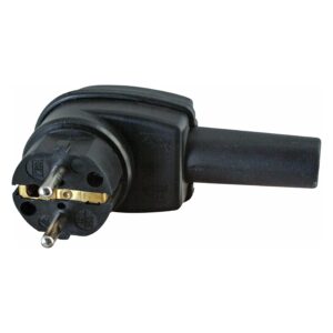 KOPP 178216009 Schutzkontakt-Vollgummi-Winkelstecker