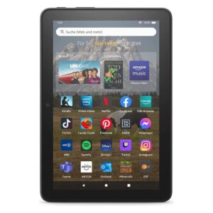 Fire HD 8 Tablet 64GB – 8 Zoll HD, 30% schneller, 13 Std. Akku, schwarz