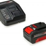 Original Einhell Starter Kit 4,0 Ah Akku und Ladegerät Power X-Change (Li-Ion, 18 V, 75 min Ladezeit, passend für alle Power X-Change Geräte) 1er Pack 1