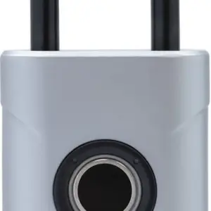 ABUS Touch 57/45 Fingerabdruck-Schloss – Wetterfest & Schlüssel-Los, Silber