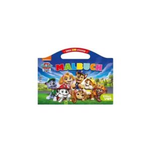 PAW Patrol Malbuch mit über 100 Stickern: Das tolle Stickerbuch | Malbuch für alle Paw Patrol Fans ab 4 Jahren