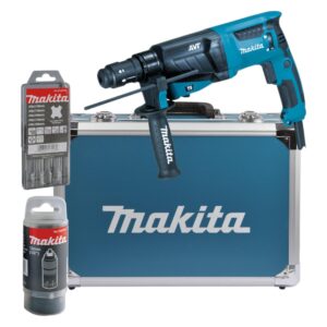 Makita HR2631FT13 SDS-PLUS Kombihammer 26 mm mit Alukoffer und AVT