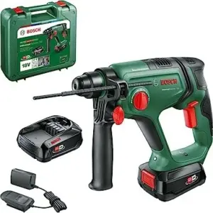 Bosch UniversalHammer 18V – Akku-Bohrhammer mit 2 Akkus und Koffer