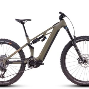 E-Bike Cube Stereo Hybrid ONE77 HPC TM 2025, dustyolive/gold Small