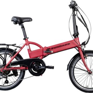 Zündapp E-Bike Faltrad Z101 20 Zoll RH 37cm 6-Gang 270 Wh rot GFM567ba8dba