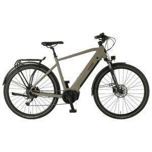 Prophete ENTDECKER 3.0 Trekking E-Bike 28″ Herren AEG Mittelmotor 400Wh Shimano 9-Gang Grau