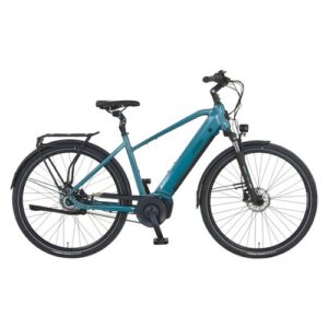 PROPHETE E-Bike City Herren, »GENIESSER 5.0«, 28 Zoll, 7 Gänge, ocean blue – blau