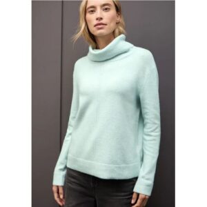 Street One Rollkragen Sweater female Türkis