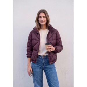 Street One Studio Street One Kurze Jacke mit Stehkragen und Steppmuster female Lila