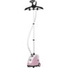 HOMCOM Vertikaler Dampfglätter für Kleidung 1,4 L 1950 W Dampfausstoß 32 g/min Teleskopstange Rosa Schwarz   Aosom