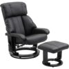 HOMCOM Hocker, Massage, Schwarz, 76x80x102cm  Aosom