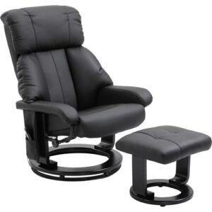 HOMCOM Hocker, Massage, Schwarz, 76x80x102cm  Aosom