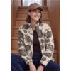 Cecil / Teddy-Jacke mit Stehkragen und Muster – teddy vanilla white / Weiß / 100% Polyester / XL 3XL S M XXL XS L