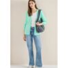 Cecil / Basic Cardigan in offener Passform – jelly mint / Grün / 60% Baumwolle/40% Viskose / XL M L XXL