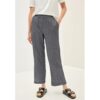 Cecil / Straight Leg Crepe Hose – urban navy blue / Blau / 91% Polyester/9% Elasthan / XXL L M XL