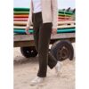 Cecil / High Waist Straight Leg Hose im Loose Fit – truffle brown / Braun / 65% Baumwolle/33% Polyester/2% Elasthan / S XS XXL XL M L