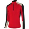 LÖFFLER Herren Unterzieh Zipshirt HARLEY TRANSTEX rot   48 M