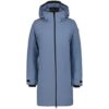 LUHTA Damen Parka Kemi Hoodie blau   L W