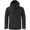 SCHÖFFEL Herren Wanderjacke Okere eL 3in1 Hoodie schwarz   56 M