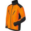STIHL Wetterschutzjacke RAINTEC Gr. XL, wasserdicht (Kl.3), atmungsaktiv (Kl.3), warnorange/schwarz, KWF-Profi-Prüfzeichen