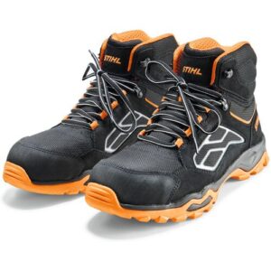 STIHL Worker S3 Sicherheitsschnürstiefel Gr. 40, Leder-Textil, wasserabweisend, Durchtrittschutz, Öl- und Kraftstoffbeständig