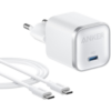 Anker Nano Ladegerät (45W, mit 180cm USB-C Kabel) Weiß