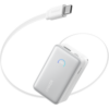 eufy Anker Nano Powerbank (10K, 45W, Integriertes einziehbares USB-C Kabel) Weiß