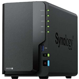 Synology DiskStation DS225+ 2 Einschübe NAS-Server Leergehäuse