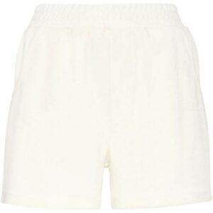 Shorts PLEIN SPORT „Jogging-Shorts“, Damen, Gr. XS, US-Größen, weiß (01of, sanftes weiß), Obermaterial: 47% Polyester, 38% Viskose, 15% Elasthan, Hosen Shorts