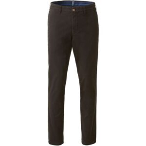 Chinohose MEYER „M5 Chino 9-6001“, Herren, Gr. W34/L32, Länge 32, braun, Obermaterial: 98% Baumwolle CO. 2% Elasthan EL., uni, regular fit, Hosen Chinohose, M5 Serie