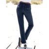5-Pocket-Jeans CASUAL LOOKS, Damen, Gr. 80, Langgrößen, blau (dunkelblau), 78% Baumwolle, 20% Polyester, 2% Elasthan, unifarben, lang, Jeans 5-Pocket-Jeans, Topseller