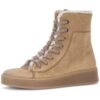 Sneaker GABOR „Sneaker high“, Damen, Gr. 42, beige (braun), Schuhe Sneaker