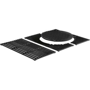 Grillrost ENDERS „Switch Grid Hyde 4“, schwarz, B:42cm H:1cm L:64cm, Emaille, Grillroste