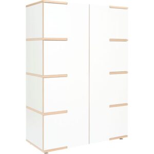 Mehrzweckschrank TOJO „stau“, weiß, B:100cm H:145cm T:40cm, MDF, Schränke, Mehrzweckschrank