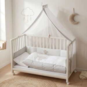 Roba Babybett Heartbreakbär 60×120 cm weiss