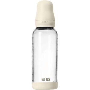 Bibs Babyflasche aus Glas, 240 ml, 2M+ transparent