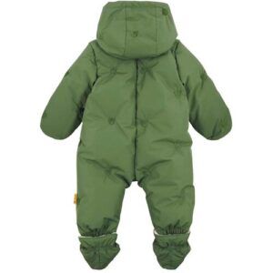 Steiff Steppoverall mit abnehmbarem Fuß und Kapuze Bären gruen 74