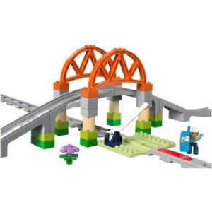 Lego Duplo® 10426 Eisenbahnbrücke und Schienen Erweiterungsset mehrfarbig