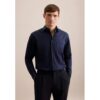 seidensticker Regular Business Hemd Uni Blau 39