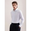 seidensticker Slim Business Hemd Druck Blau 39