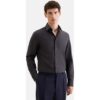 seidensticker Shaped Flanellhemd Uni Grau 42